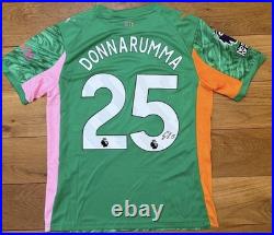Donnarumma Signed Shirt With COA