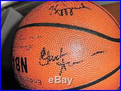 Dream Team 1 Signed Basketball By All 16 Proof! Michael Jordan Magic Johnson Coa