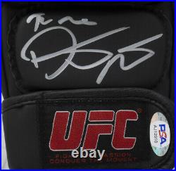 Dustin The Diamond Poirier Signed Black UFC Glove PSA/DNA