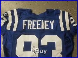 Dwight Freeney Indianapois Colts game worn/used jersey signed PSA/DNA COA