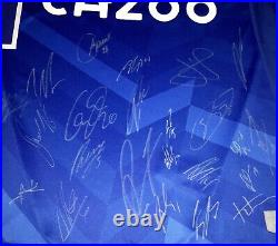 EFC Hologram #0732 COA 2021-2022 Everton Squad Signed Shirt