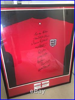 England 1966 World Cup Winning Team Signed Shirt