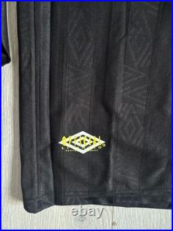 ERIC CANTONA Hand Signed Original UMBRO Man Utd #7 Away Long Sleeve Shirt COA