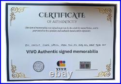 ERIC CANTONA Hand Signed Original UMBRO Man Utd #7 Away Long Sleeve Shirt COA