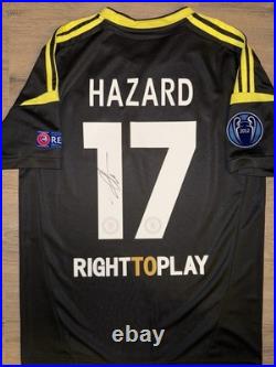 Eden Hazard Hand Signed Chelsea FC 2012/13 Third Jersey With Exact Proof & COA