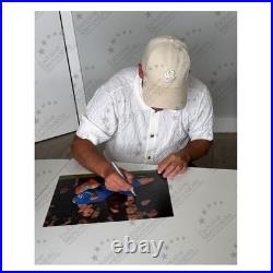 Eden Hazard Signed Chelsea Football Photo Knee Slide