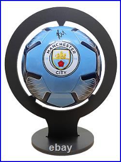 Ederson Signed Manchester City Football With Display Stand Proof + Coa Ball