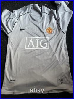Edwin Van Der Sar Signed Manchester United Shirt With COA