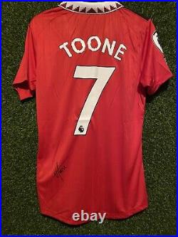 Ella Toone Signed Manchester utd 22/23 season home shirt Comes with a COA