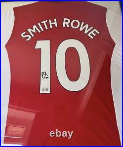 Emile Smith Rowe Signed Arsenal 2021-2022 Home Football Shirt