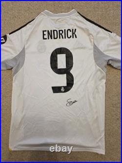 Endrick Signed Real Madrid Shirt With Photo Proof
