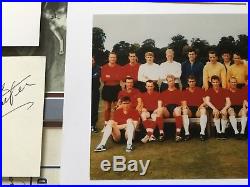 England 1966 Full Squad Signed Bobby Moore