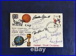 England 1966 World Cup Final Captain Bobby Moore Signed 1986 First Day Cover
