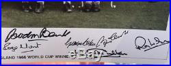 England 1966 World Cup Winners Photo signed by 9 World Cup Winners 500mmx350mm