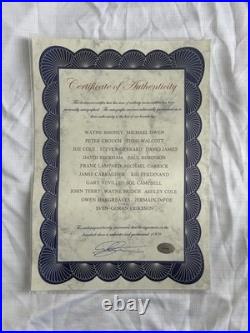 England 2006 Signed Shirt Multiple Players with Certificate of Authenticity