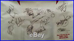 England Match Worn & Signed 2003 Rugby World Cup Jersey World Champions