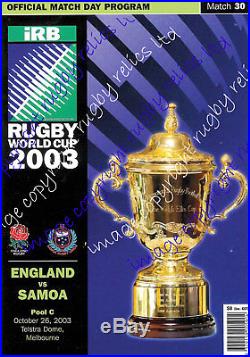 England Match Worn & Signed 2003 Rugby World Cup Jersey World Champions