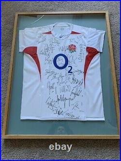 England Rugby 2003 World Cup Winners Signed Shirt