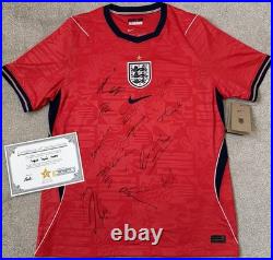 England World Cup 2026 Signed Away Shirt BNWT & COA, Kane Jude Rice Saka