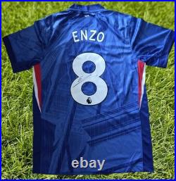 Enzo Fernandez Signed Shirt Chelsea