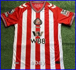 Enzo Le Fee Signed Sunderland 25/26 Home Shirt with EXACT VIDEO PROOF & COA