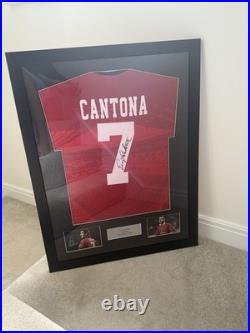 Eric Cantona Framed Signature Shirt