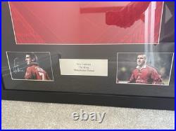 Eric Cantona Framed Signature Shirt