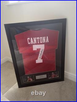 Eric Cantona Framed Signature Shirt