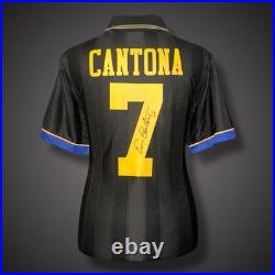 Eric Cantona Hand Signed Manchester United Shirt With COA £299