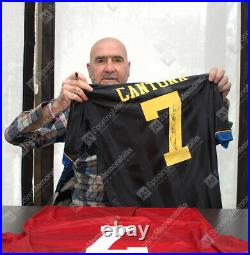 Eric Cantona Signed Manchester United Shirt 1994, Away, Number 7 Autograph