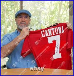 Eric Cantona Signed Manchester United Shirt Home, 1994-95 Autograph Jersey