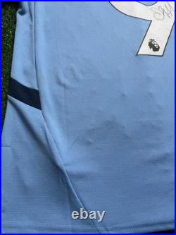 Erling Haaland Hand Signed Manchester City 24/25 Shirt with COA Reduced