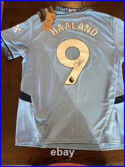 Erling Haaland Hand Signed Manchester City 24/25 Shirt with OFFICIAL CLUB COA