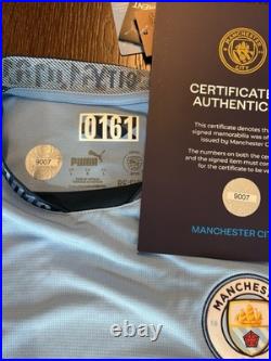 Erling Haaland Hand Signed Manchester City 24/25 Shirt with OFFICIAL CLUB COA