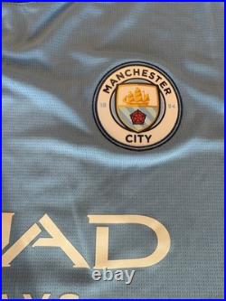 Erling Haaland Hand Signed Manchester City 24/25 Shirt with OFFICIAL CLUB COA