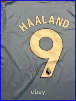 Erling Haaland signed Manchester City Home shirt with Coa included