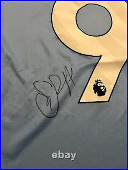 Erling Haaland signed Manchester City Home shirt with Coa included