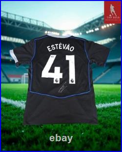 Estêvão Signed Chelsea Shirt With ACG Authentication