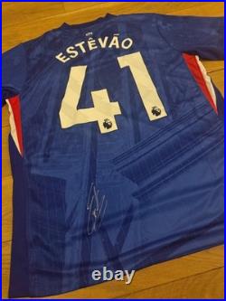 Estevao Willian Chelsea 25/26 Signed Premier League Shirt With Photo Proof