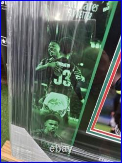 Ethan Nwaneri Hand Signed ARSENAL Frame Memorabilia 2024/25 Season COA Guarantee