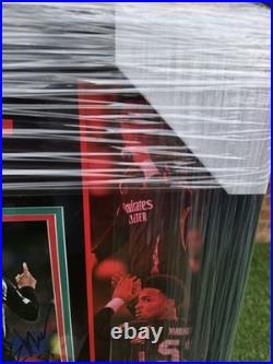 Ethan Nwaneri Hand Signed ARSENAL Frame Memorabilia 2024/25 Season COA Guarantee