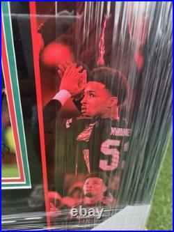 Ethan Nwaneri Hand Signed ARSENAL Frame Memorabilia 2024/25 Season COA Guarantee