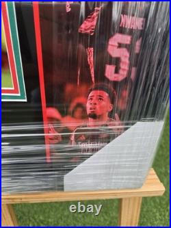 Ethan Nwaneri Hand Signed ARSENAL Frame Memorabilia 2024/25 Season COA Guarantee