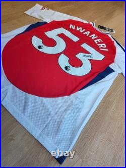 Ethan Nwaneri Signed Arsenal Shirt With Exact Photo Proof (DEBUT SEASON)