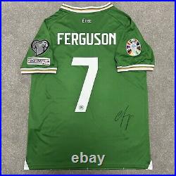 Evan Ferguson Signed Ireland 2023 Football Shirt with COA and Exact Photo Proof