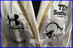 Exclusive Anthony Joshua MBE Hand Signed Boxing Robe/Gown World Champion COA