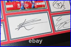 FA Cup Winners 2025 CRYSTAL PALACE Framed SIGNED Photo Display + COA Eze Guehi