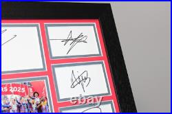 FA Cup Winners 2025 CRYSTAL PALACE Framed SIGNED Photo Display + COA Eze Guehi