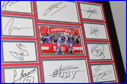 FA Cup Winners 2025 CRYSTAL PALACE Framed SIGNED Photo Display + COA Eze Guehi FA Cup Winners 2025 CRYSTAL PALACE Framed SIGNED Photo Display + COA Eze Guehi