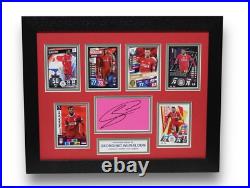 FRAMED Georginio Wijnaldum Liverpool SIGNED Autograph Auto Card Memorabilia COA